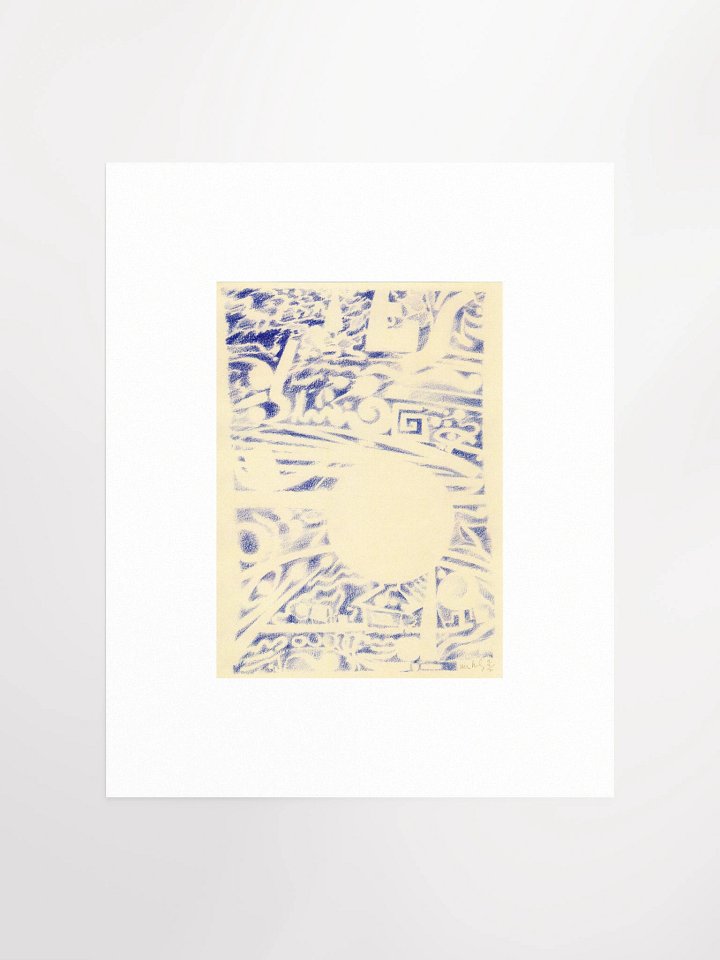 Blue Abstract 11.02.90 Print product image (1)