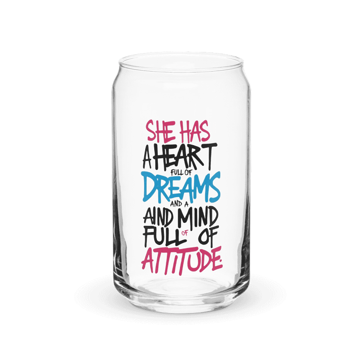 Dreams & Attitude Can Glass product image (2)