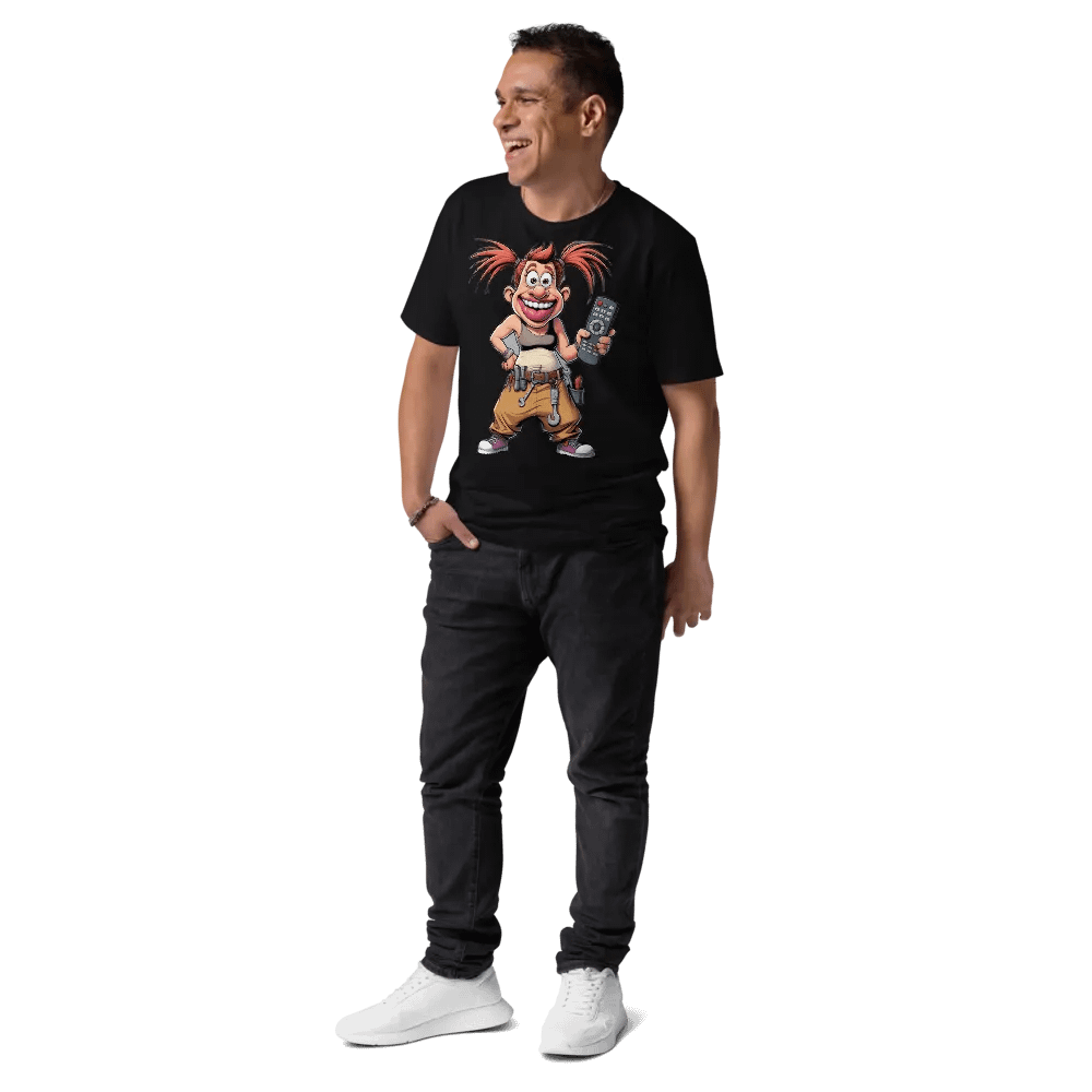 Playful Cartoon Character Organic Cotton T-Shirt product image (15)