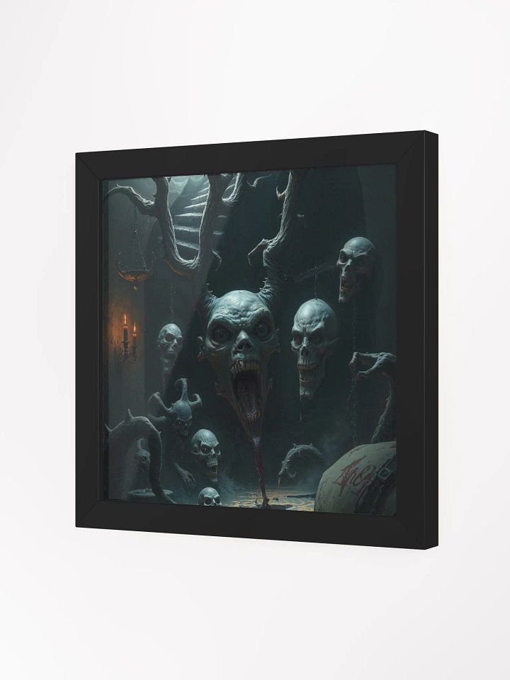 Horror in the Basement Framed Print product image (1)