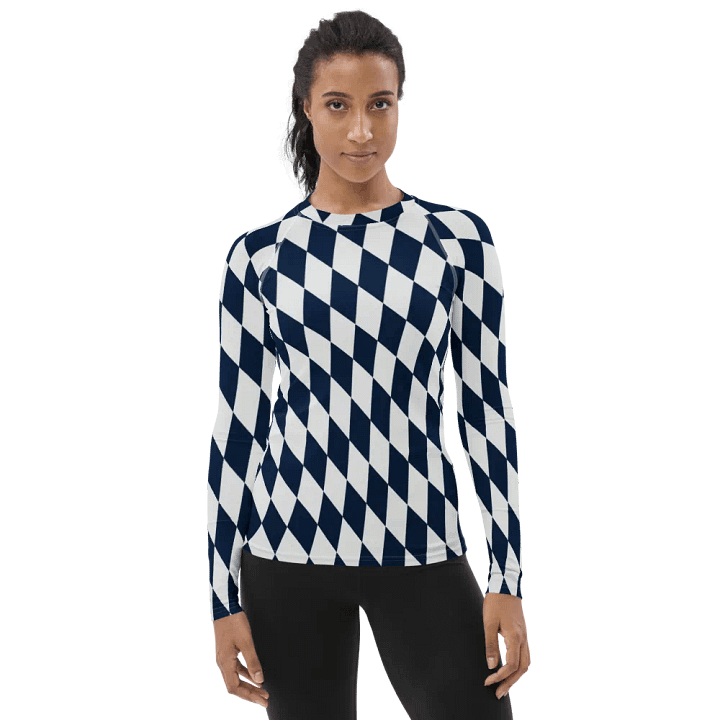 Emo Distortion Women's Rash Guard product image (1)