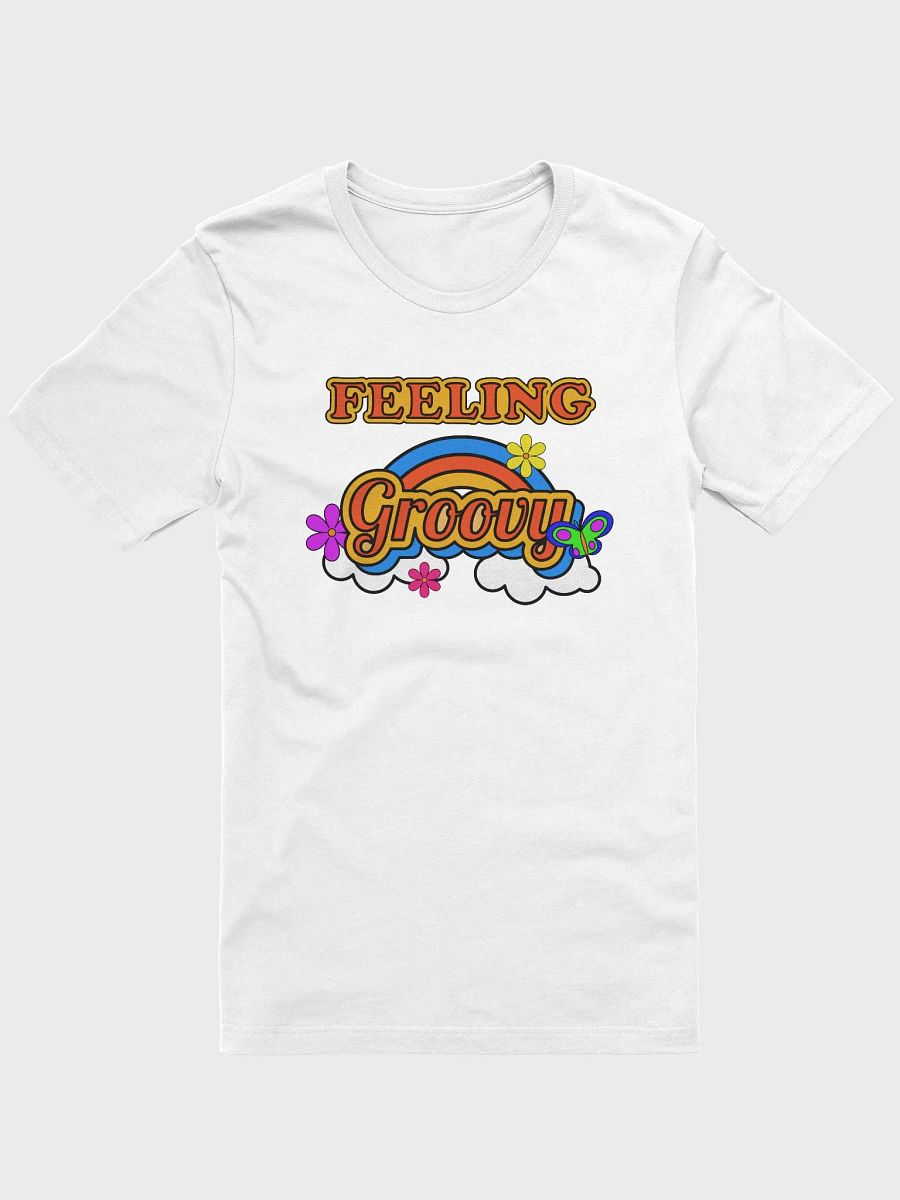 Groovy Vibes Rainbow Unisex T-Shirt product image (26)