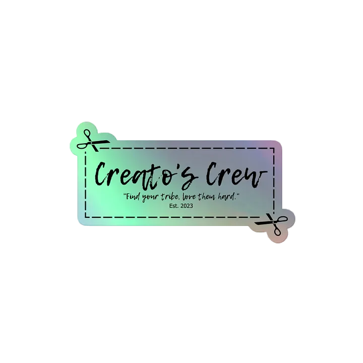 Crew Holographic Logo Sticker product image (2)