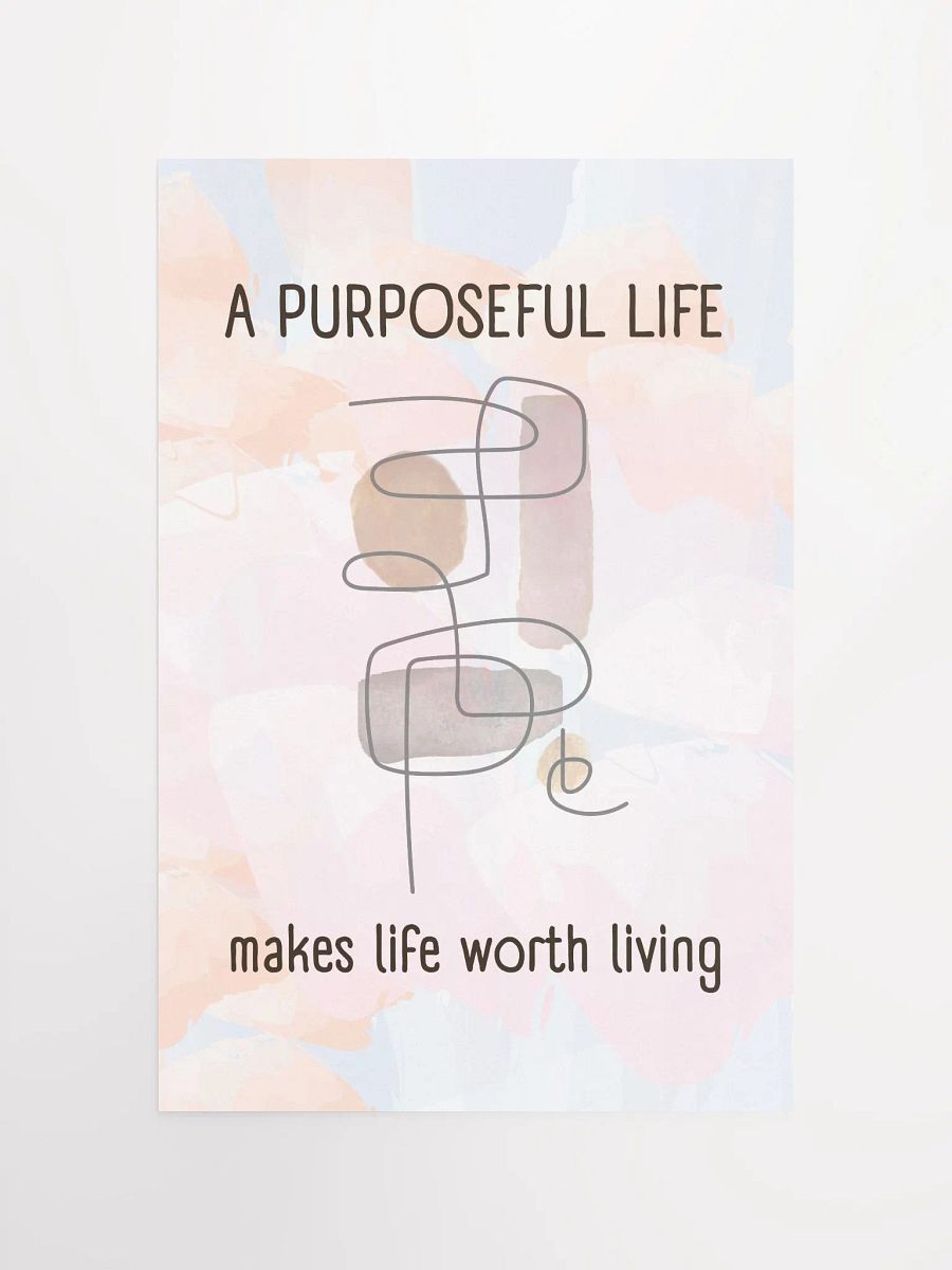 Purposeful Life Inspirational Poster product image (4)