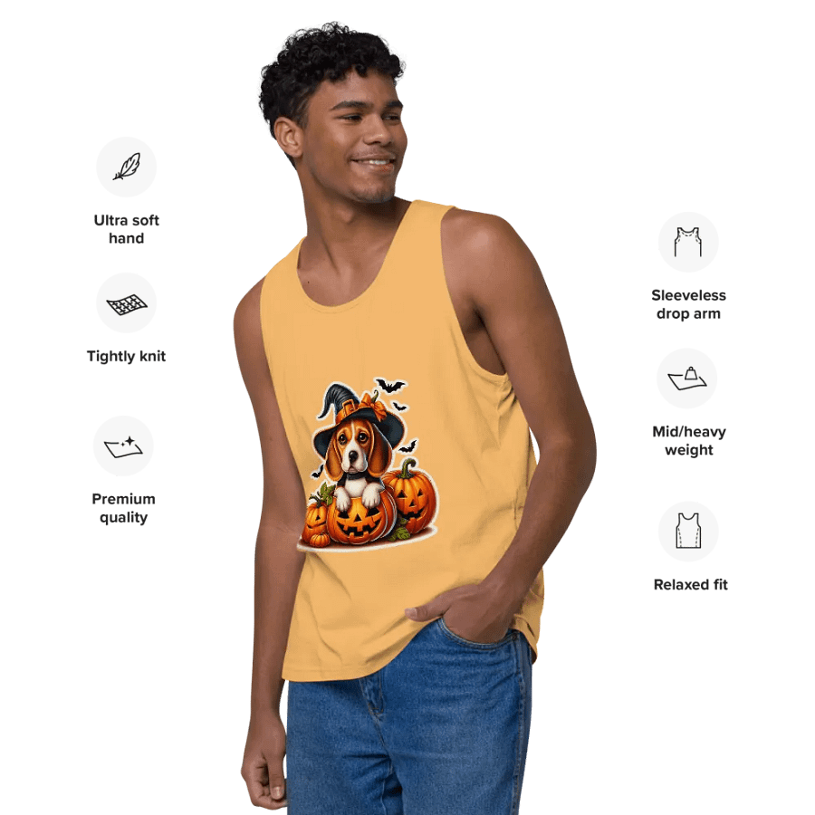Halloween Pumpkin Beagle - Tank Top product image (110)