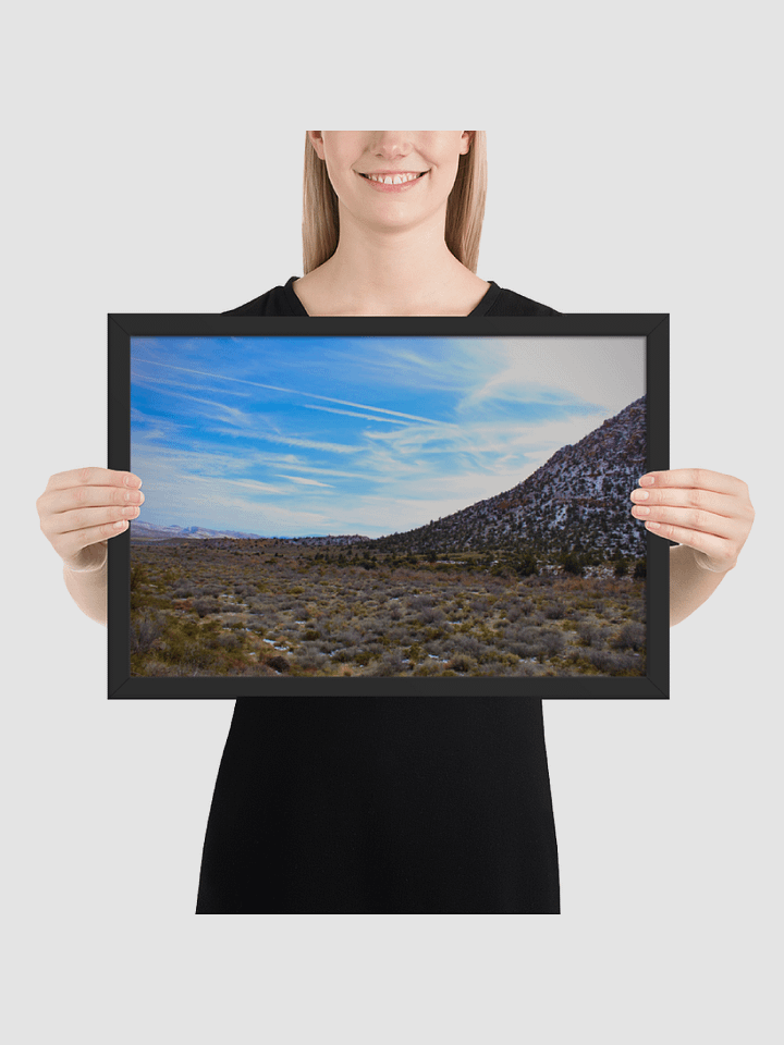 Elevated plains Framed photography Poster product image (1)