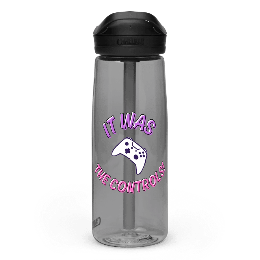 Gamer Excuse Staggered Design Water Bottle product image (3)