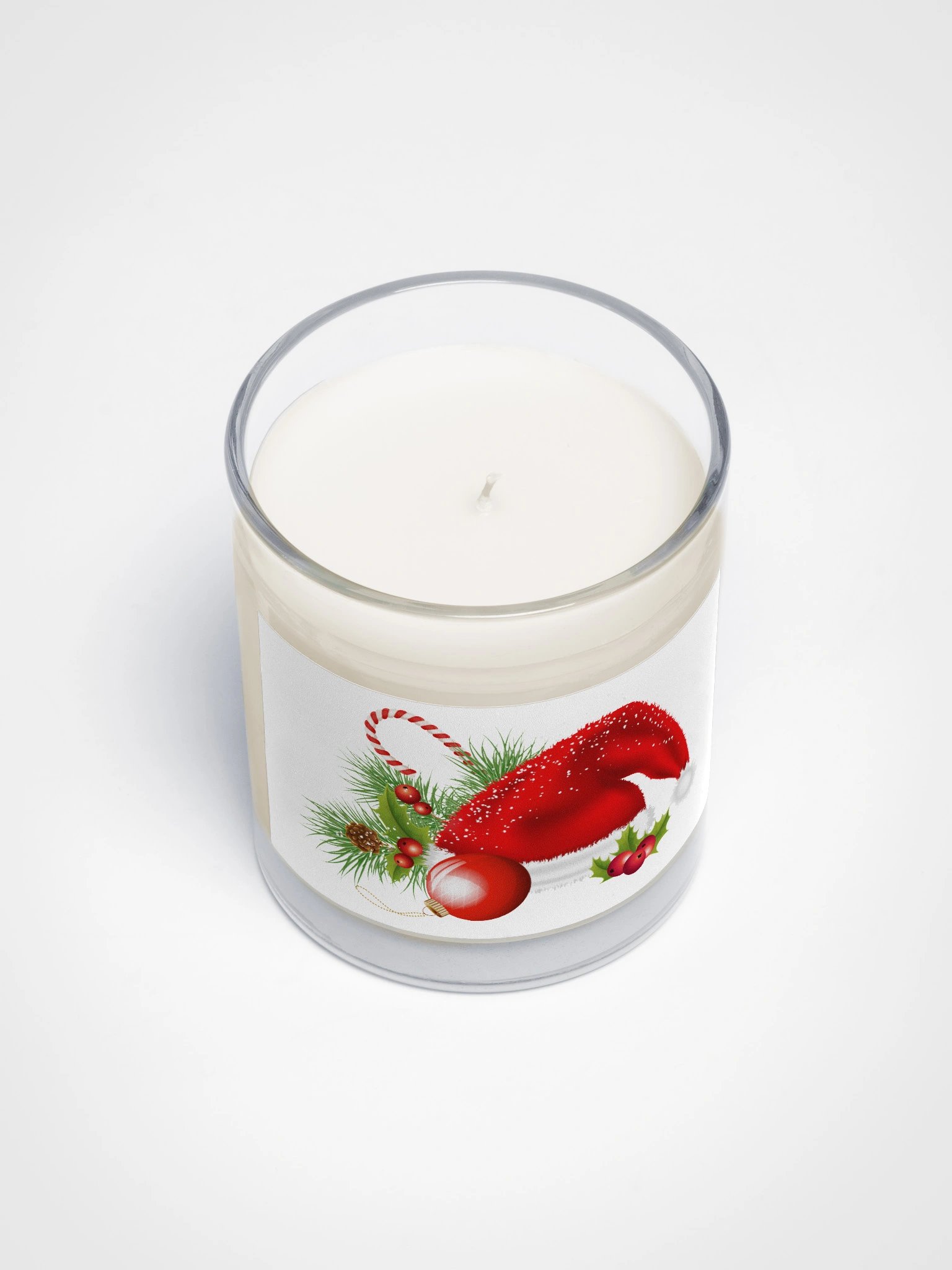 Festive Santa Hat Soy Wax Candle product image (3)