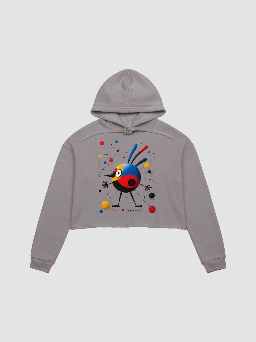 Bella+Canvas Fleece Crop Hoodie product image (2)