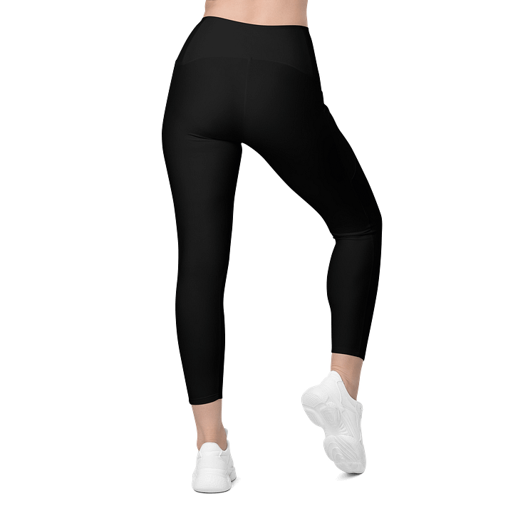 Sun-Protected Crossover Leggings with Pockets product image (2)