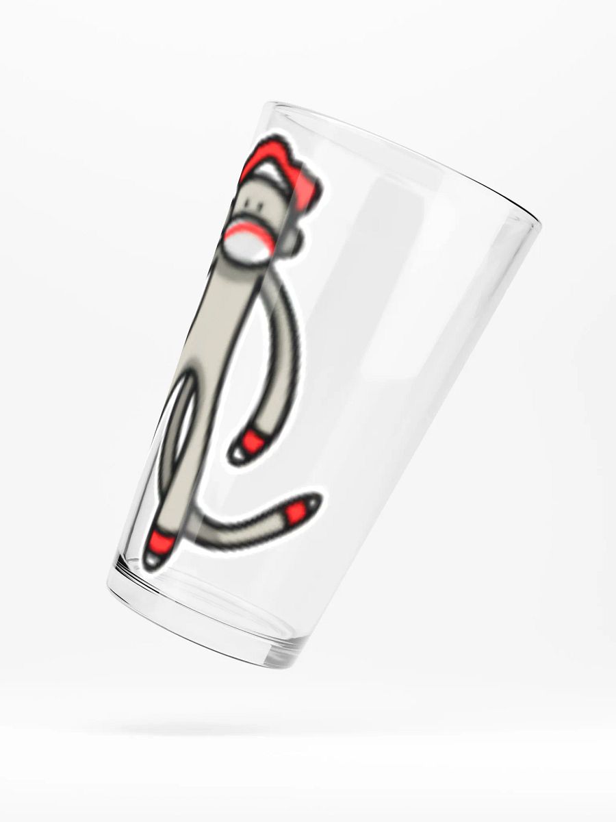 Sock Monkey Pint Glass product image (5)
