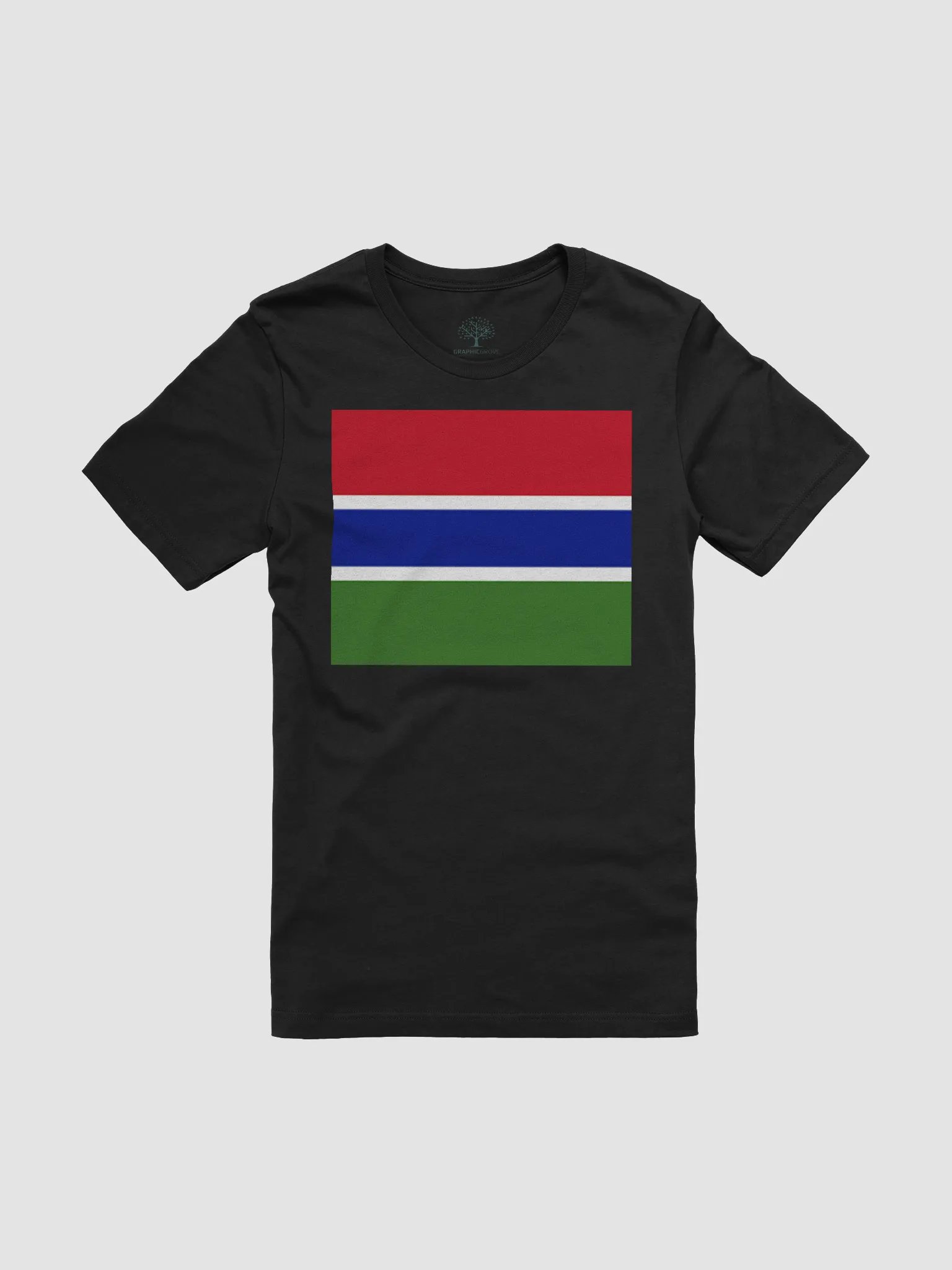 Exclusive Unisex Gambia Flag Graphic Tee by Graphic Grove product image (3)