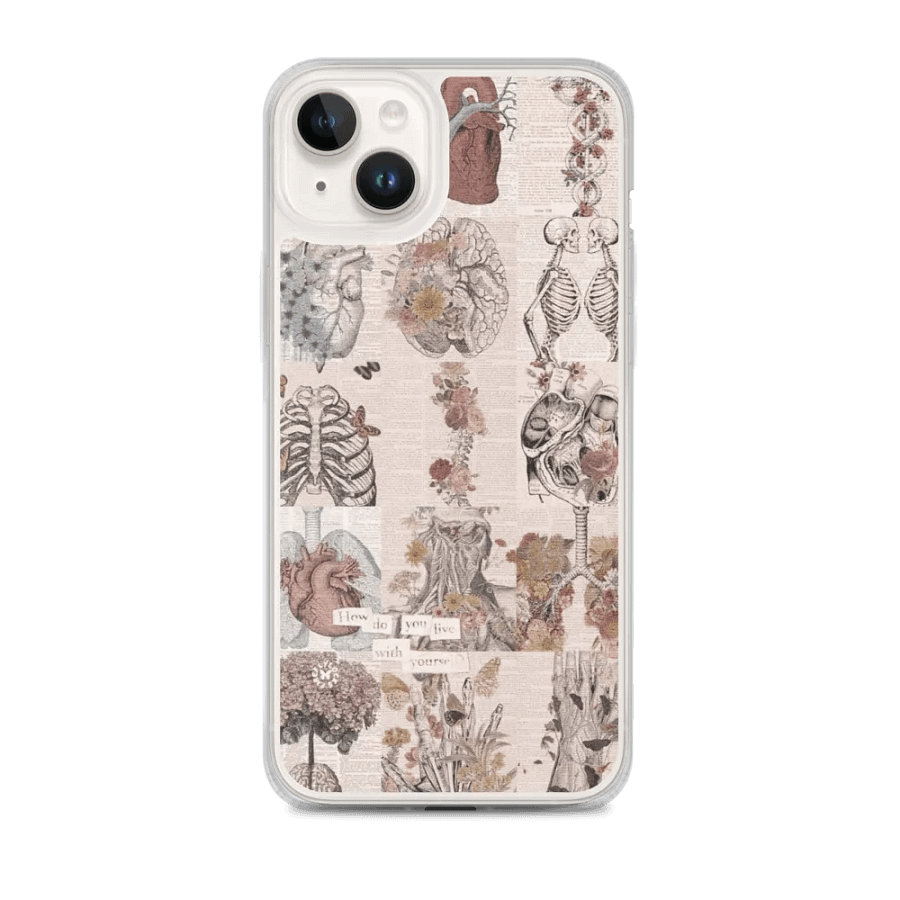Anatomy in Bloom iPhone Case product image (1)