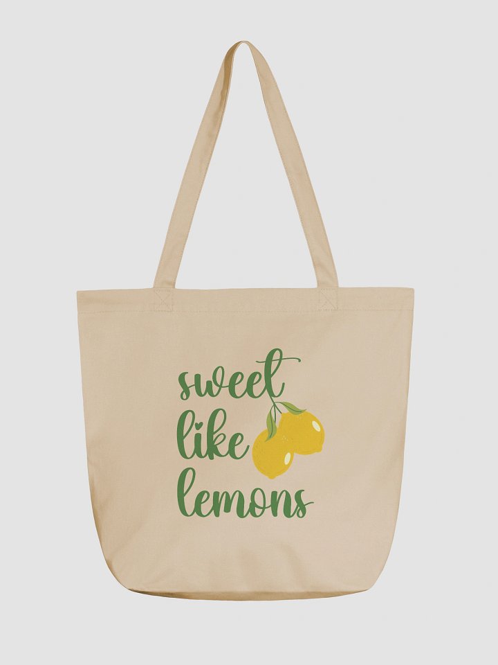 Sweet Like Lemons Organic Tote Bag product image (1)