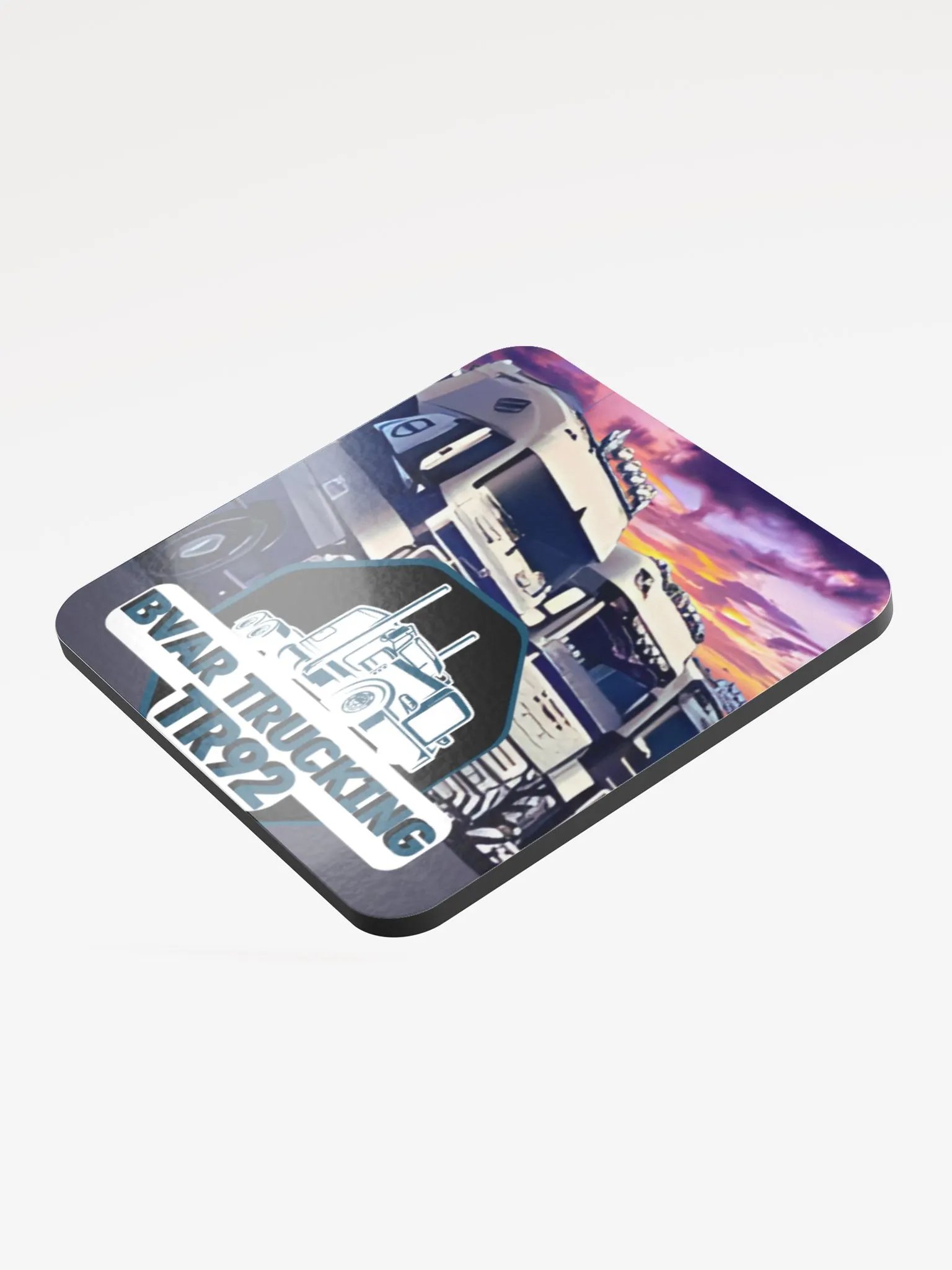 Trucking Sunset Cork Coaster product image (3)