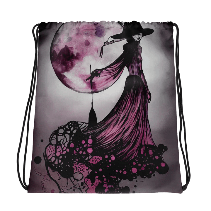 Mystical Moonlight Drawstring Bag product image (1)