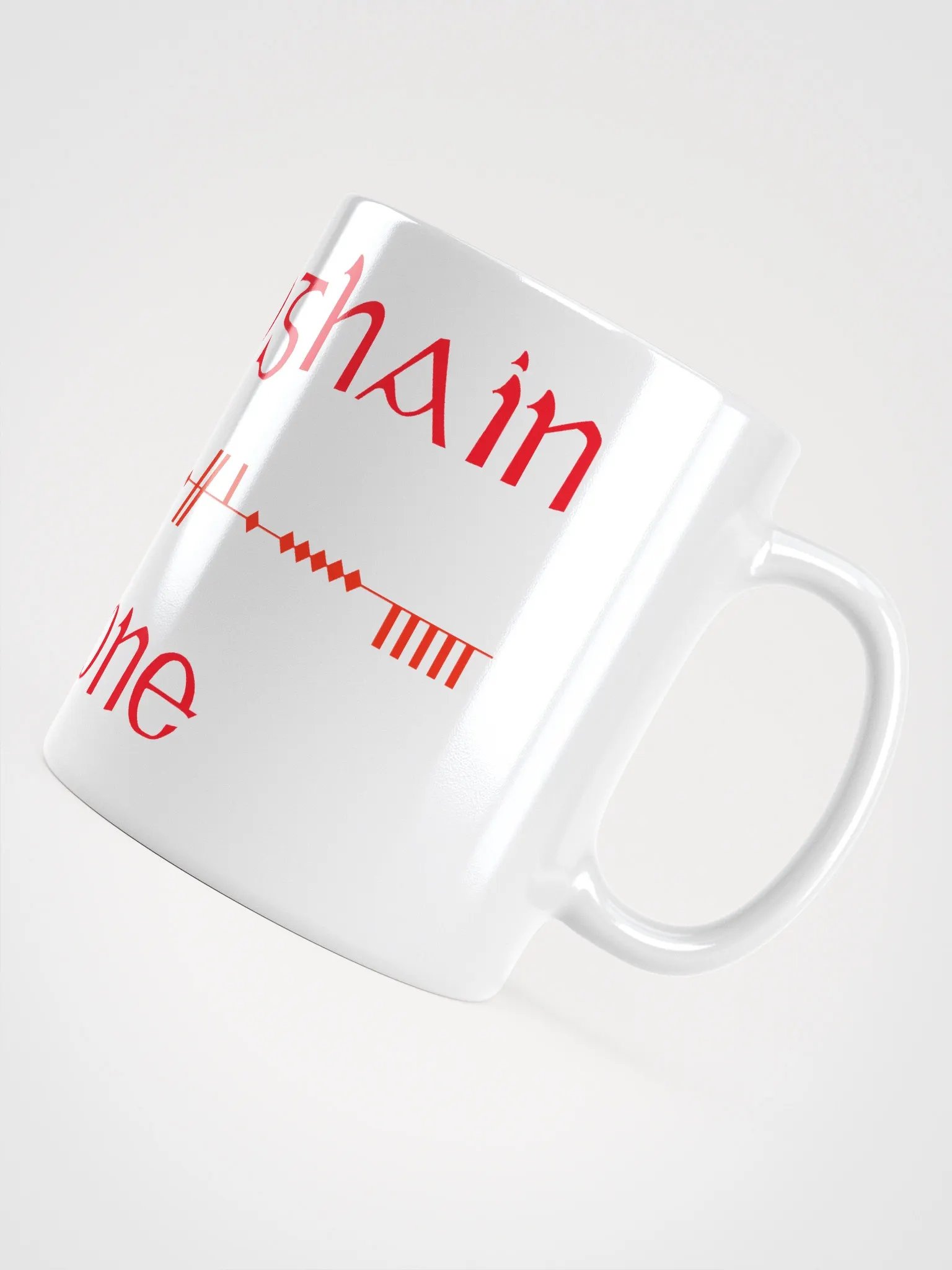 Tyrone/Tír Eoghain, Scholastic style ogham Mug product image (4)