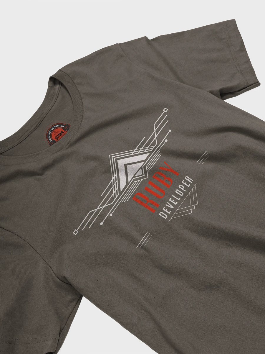 Ruby Developer Code Artisan - Bella+Canvas Unisex T-Shirt (Super Soft Classic Fit) product image (3)