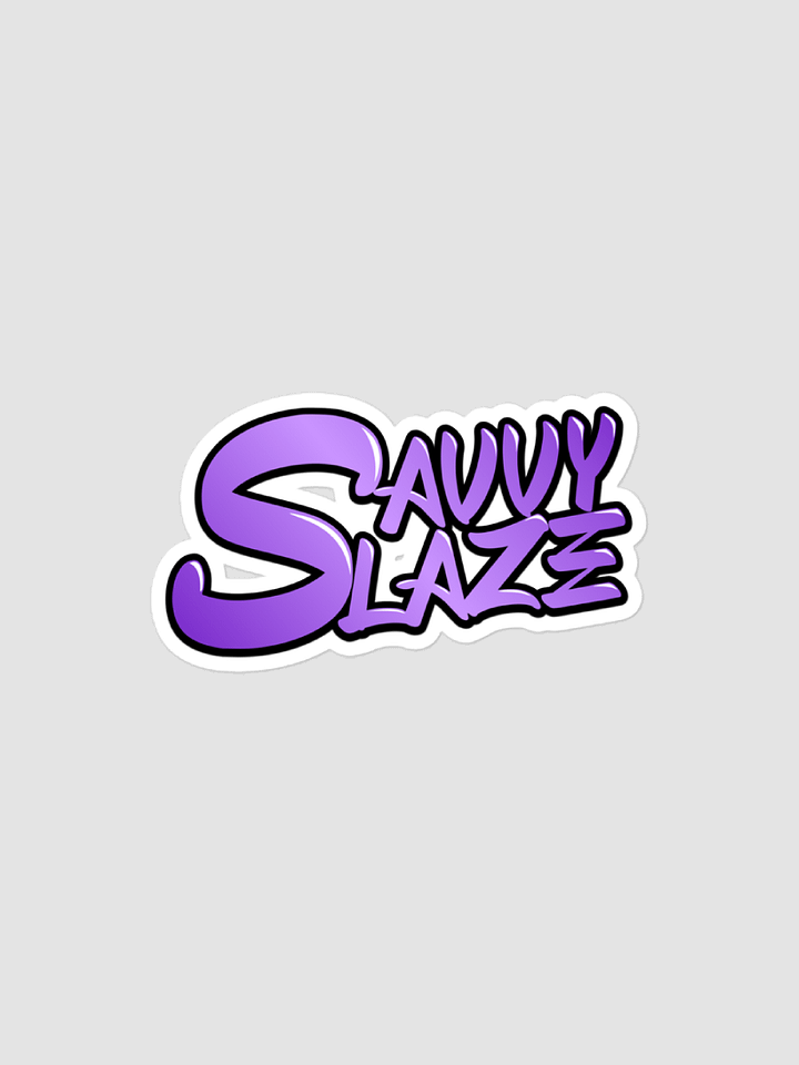 SavvySlaze Sticker product image (1)