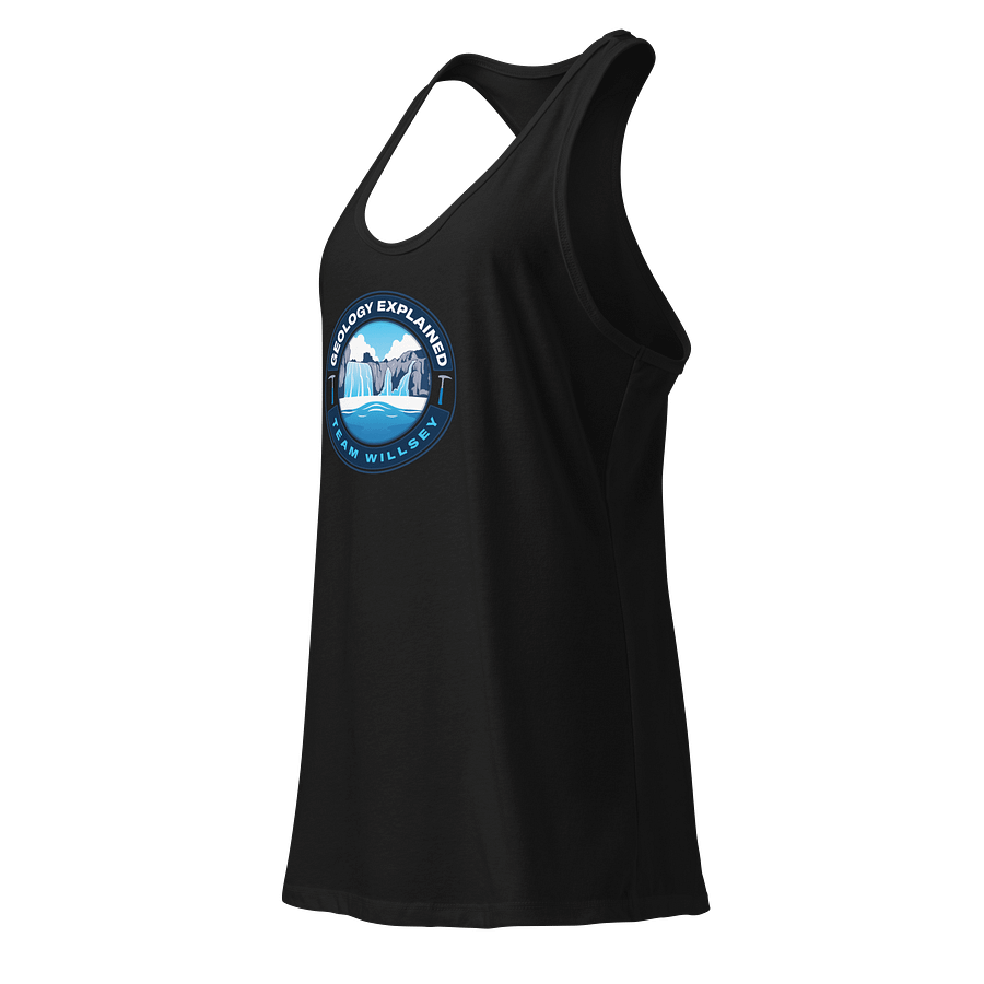 Shaped by Water Racerback Tank Top w/center logo product image (3)
