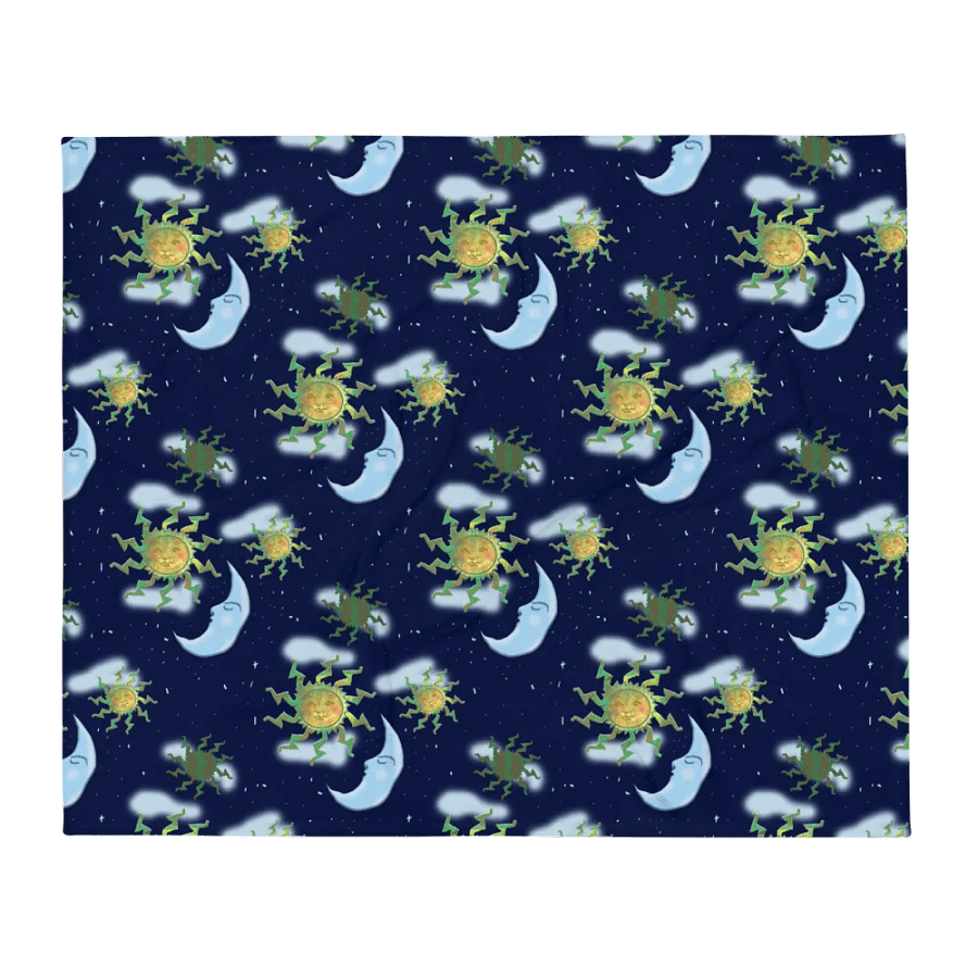 Antique Sun and Moon Throw Blanket product image (13)