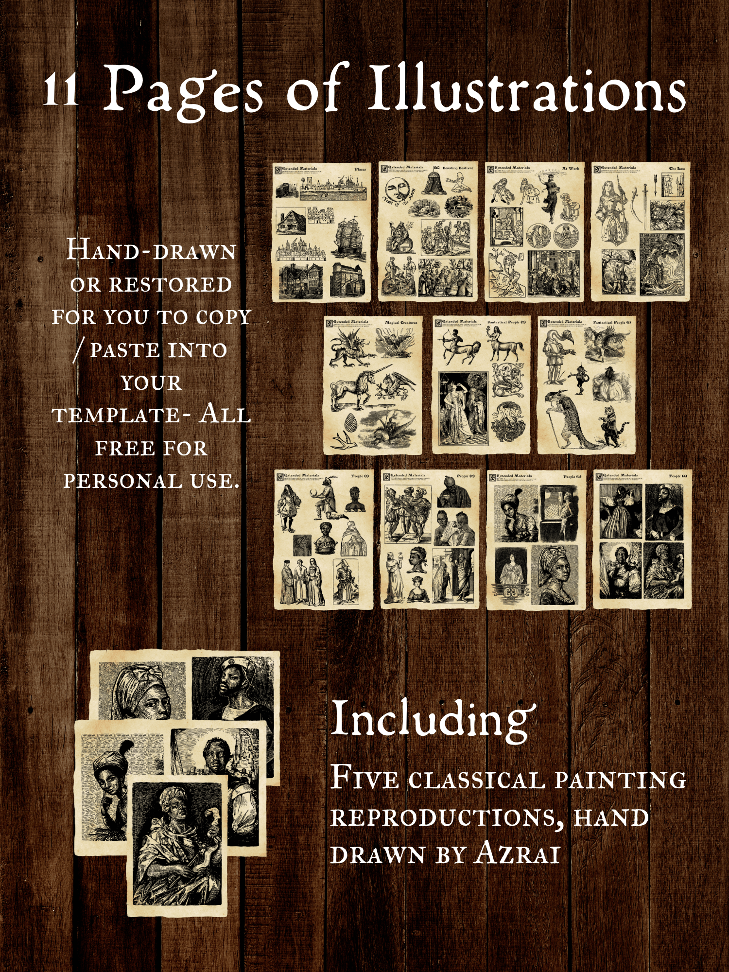 Editable Fantasy Newspaper Template - "The Sending Stone" product image (3)
