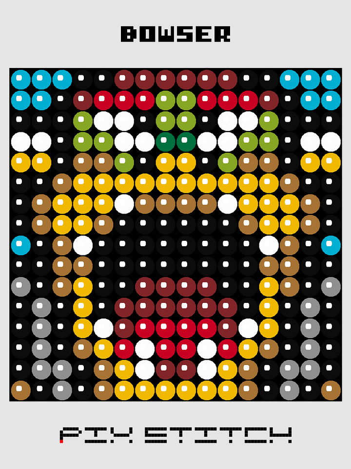 Bowser Pixel Art product image (1)