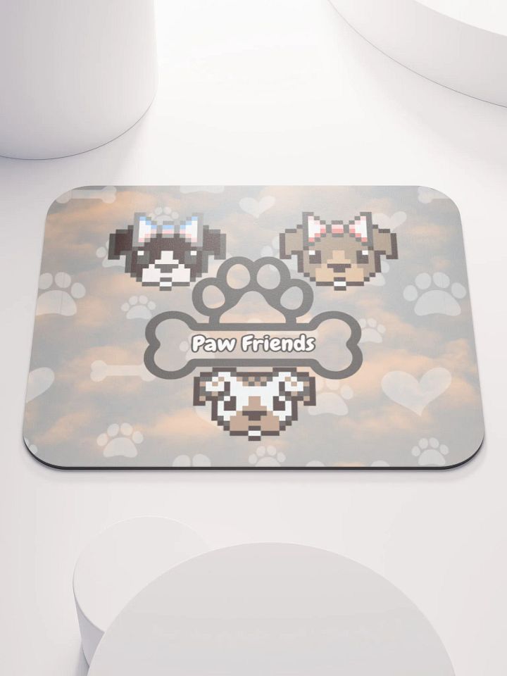 Paw Friends Pixel Art Mouse Pad product image (1)