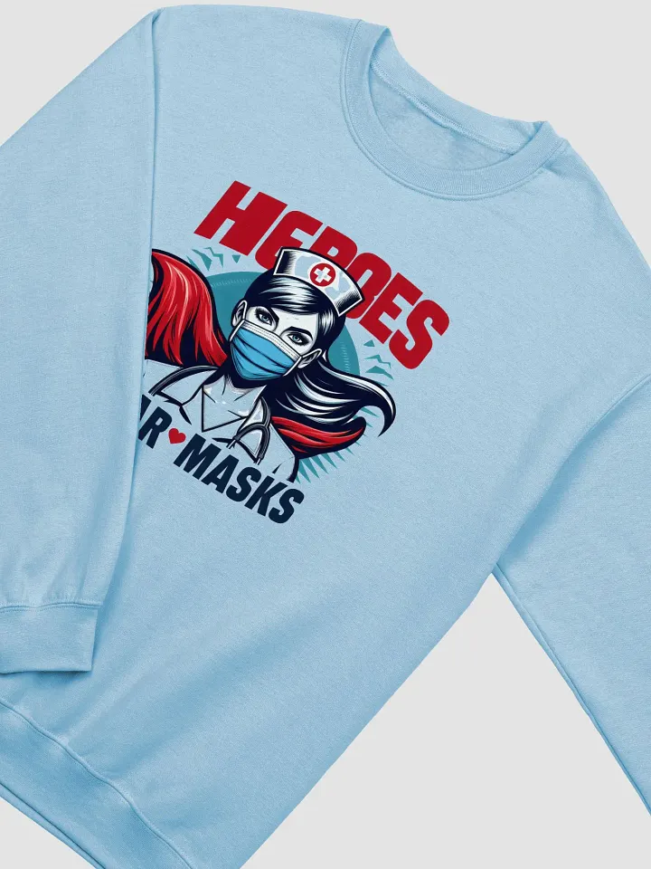 Heroic Nurse - Masked Crusader Sweatshirt product image (9)