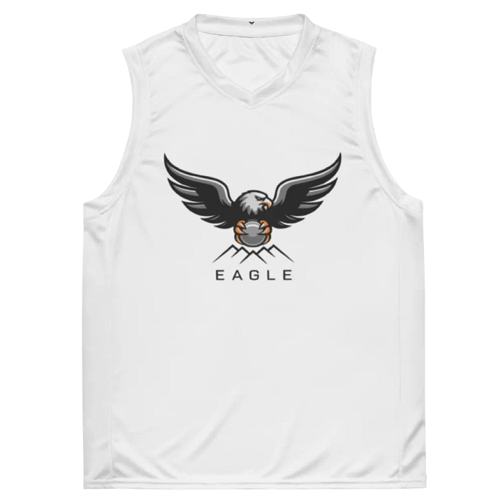 Eagle Vision Uisex White Basketball Jersey product image (2)