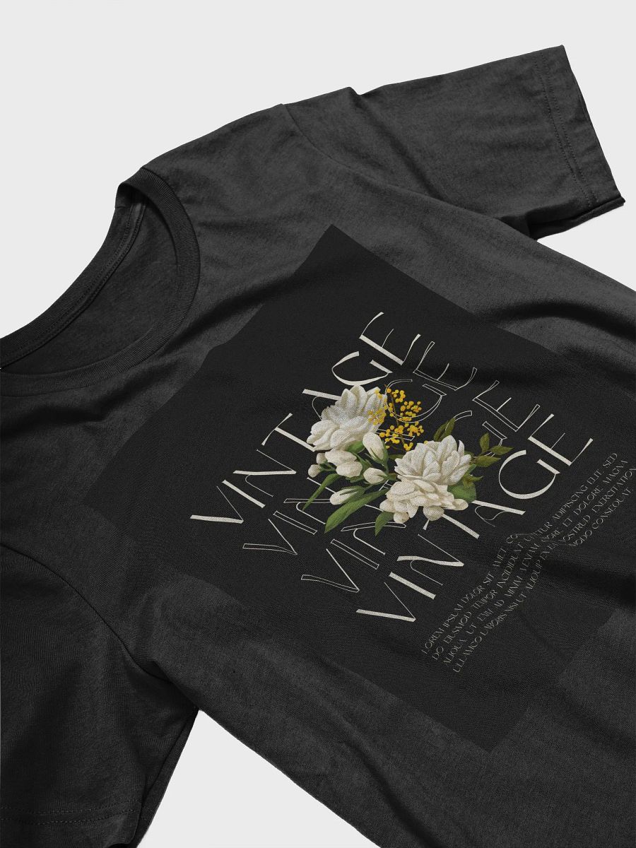 Vintage Floral Elegance T-Shirt product image (3)