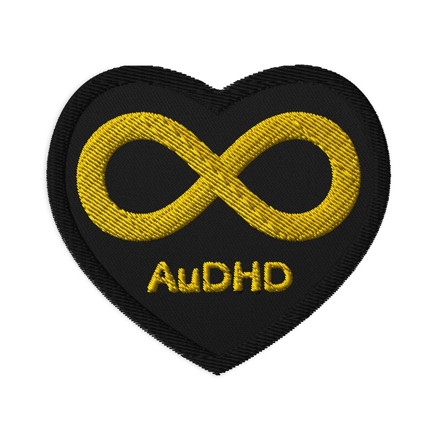 Golden Infinity AuDHD Patch (Heart) product image (1)