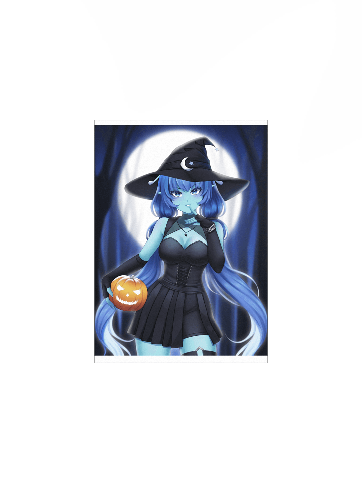 Starry Goth with Pumpkin Posters product image (1)