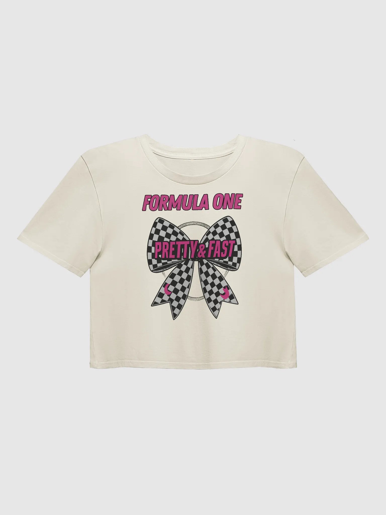 Checkered Chic Formula One Crop Top product image (1)