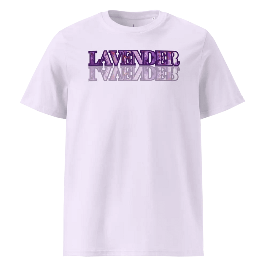 Lavender Reflection Unisex Organic T-Shirt product image (2)