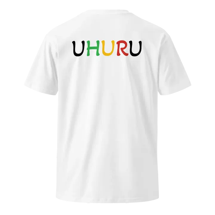 Uhuru - Men's White Colourful African Map Tee product image (2)
