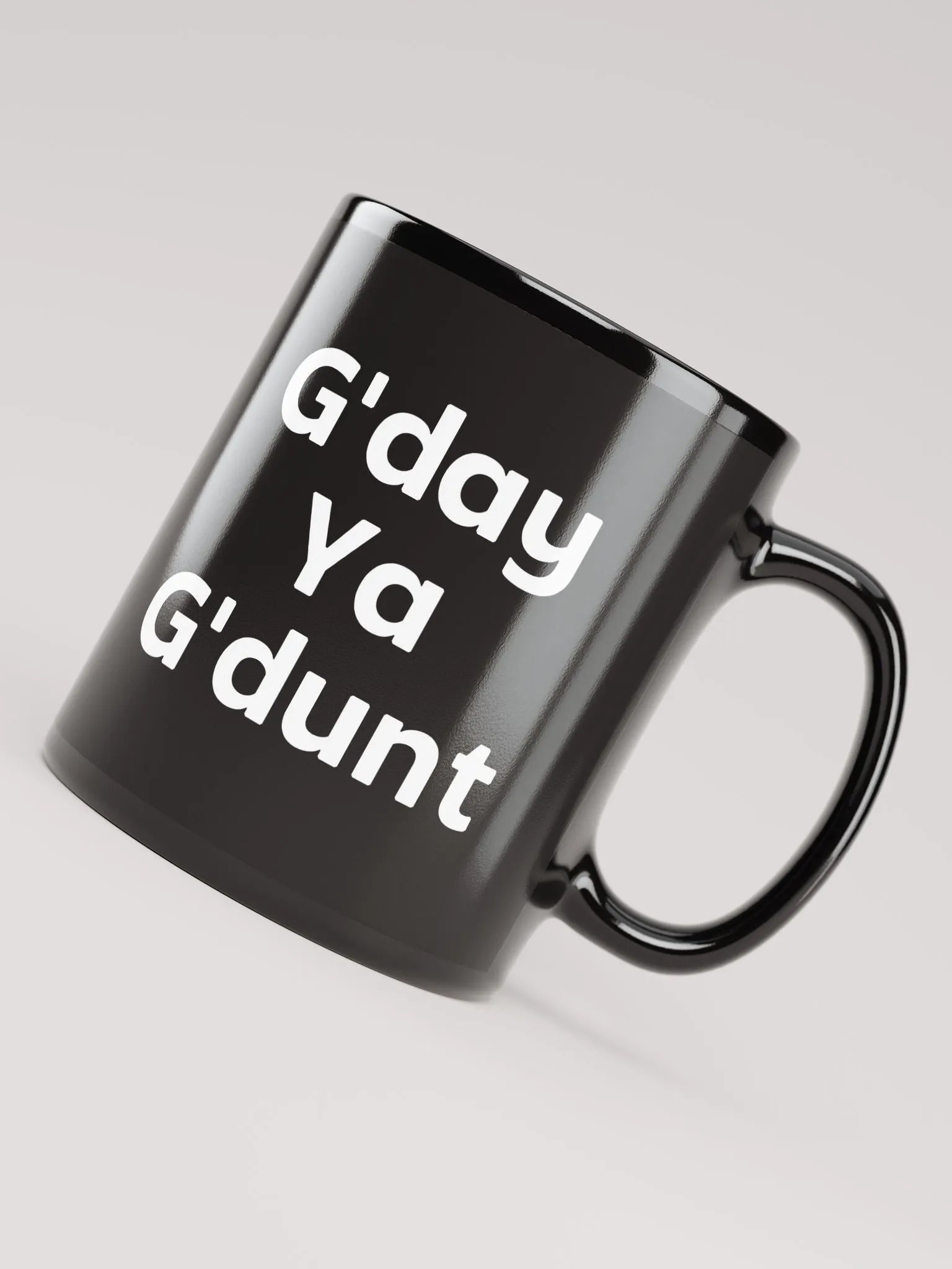 G'day Ya G'dunt - Matte Black Mug product image (4)