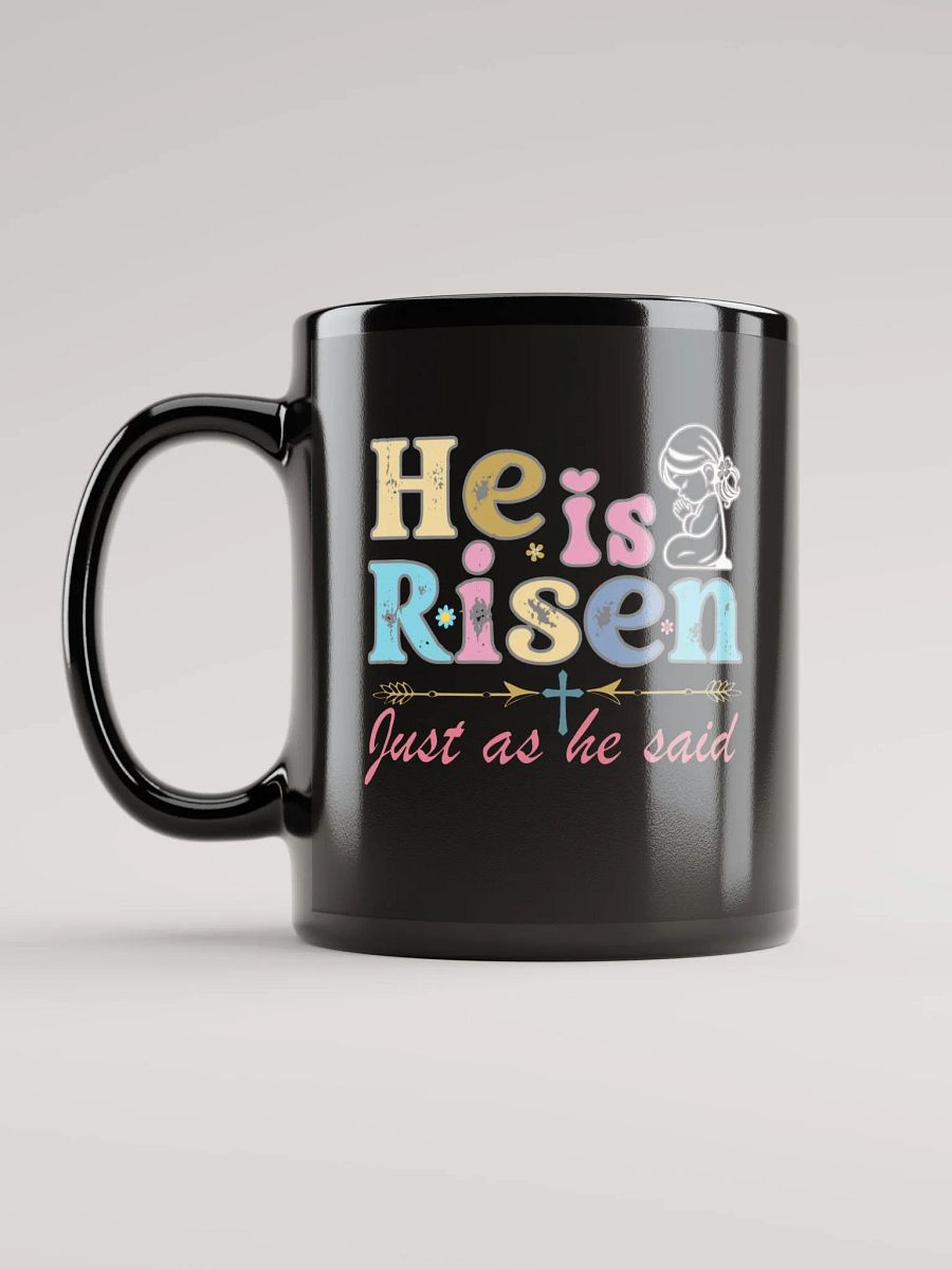 He is Risen, Just as He Said, Christian Easter Ceramic Mug product image (6)