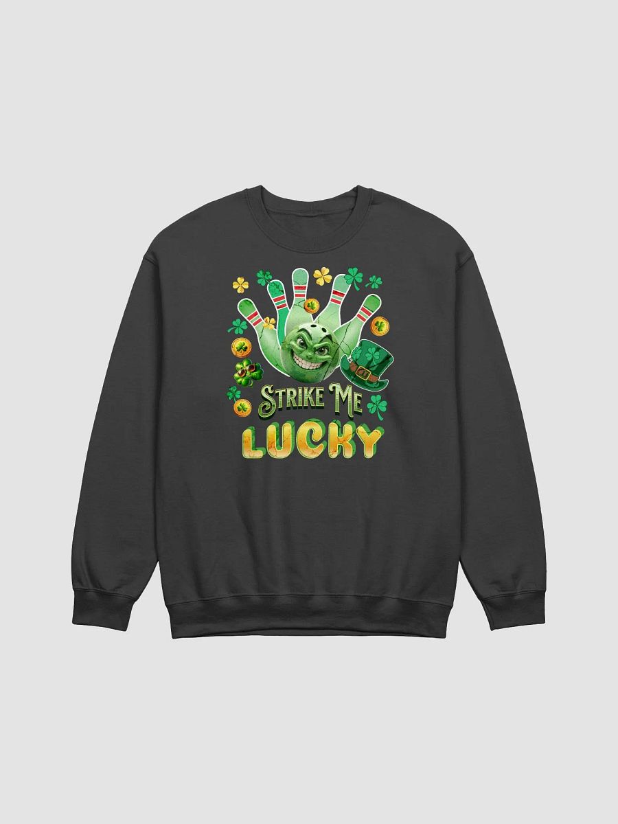 Strike Me Lucky Bowling Shamrock Sweatshirt product image (1)