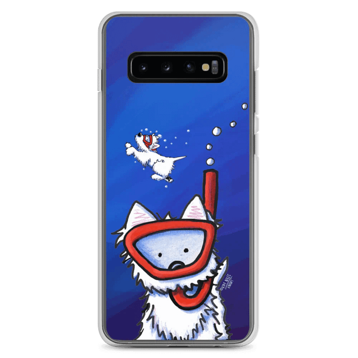 Snorkeling Westies Clear Samsung® Case product image (7)