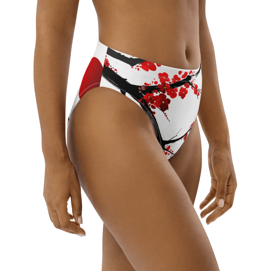 Blossom Burst - EcoChic High-Waisted Bikini Bottom product image (5)