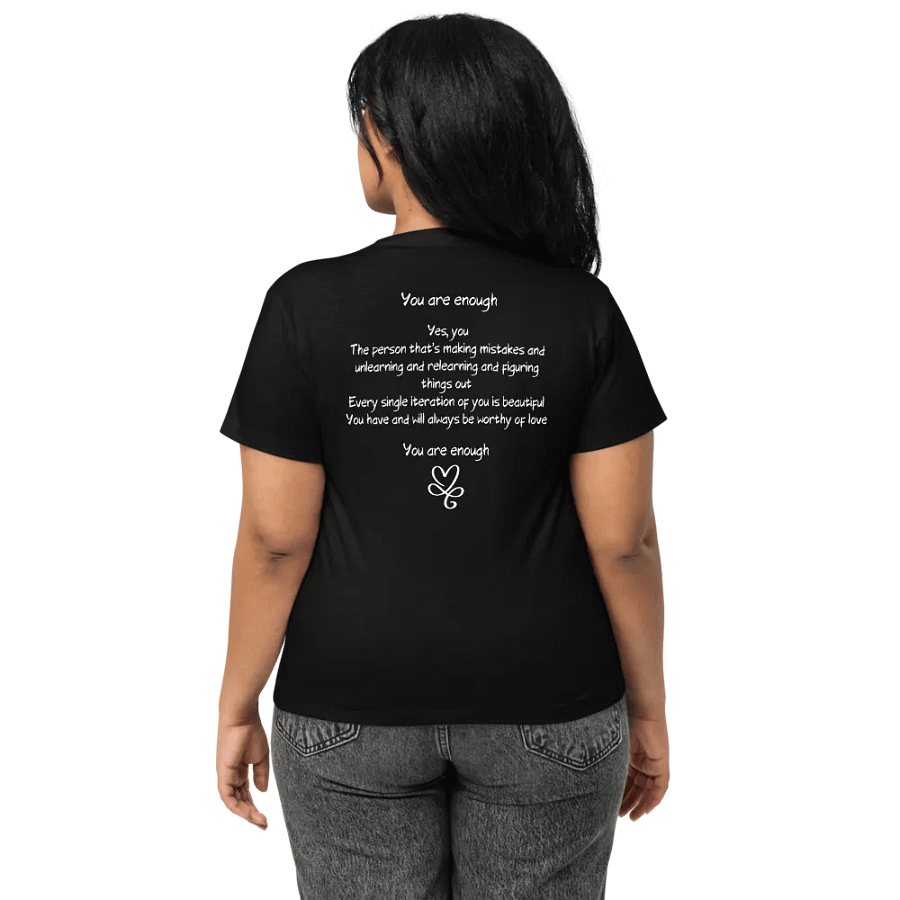 Printed Short T-Shirt - You Are Enough product image (10)