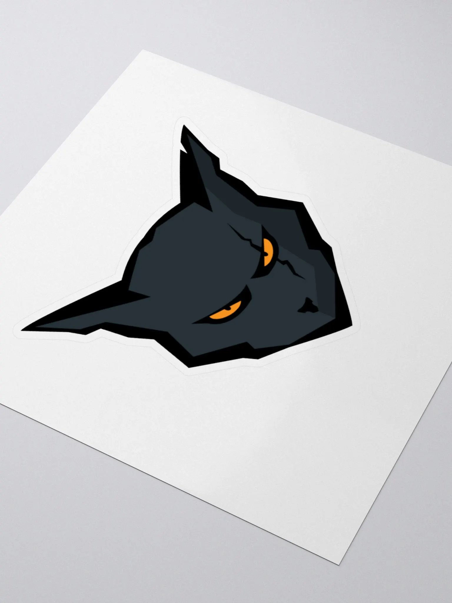 Couch Cat Logo Sticker 3x3 product image (3)
