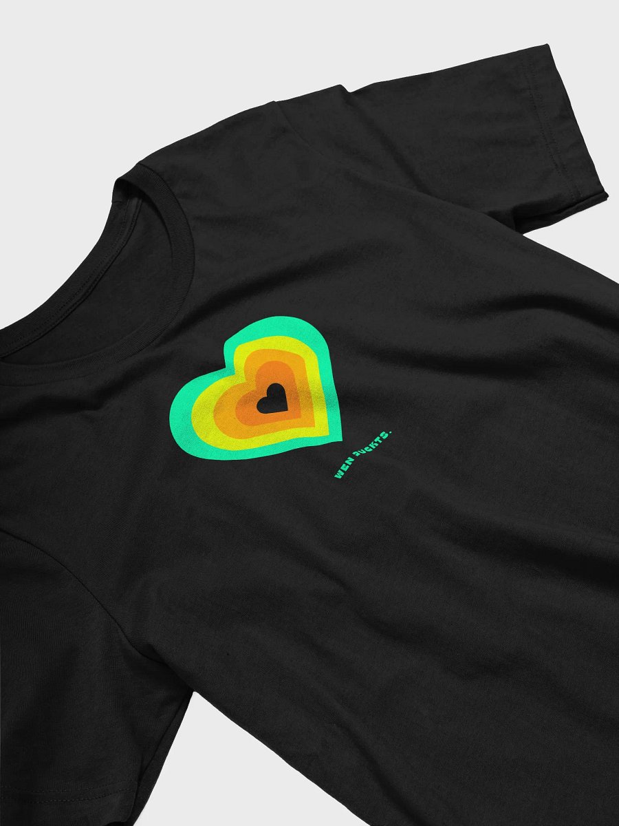 Cheeky heart T-Shirt "Wen juckts." - green orange product image (4)