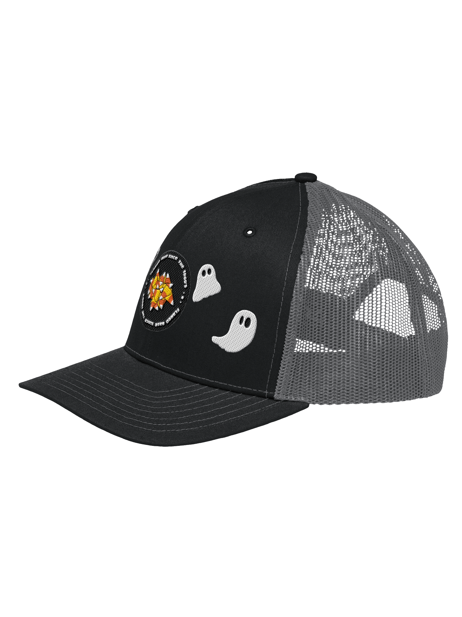 Candycorn Flared Base Mesh Trucker Hat product image (11)