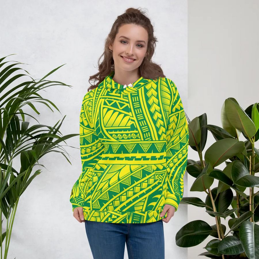 Vibrant Tribal Maze TATAU Unisex Hoodie product image (5)