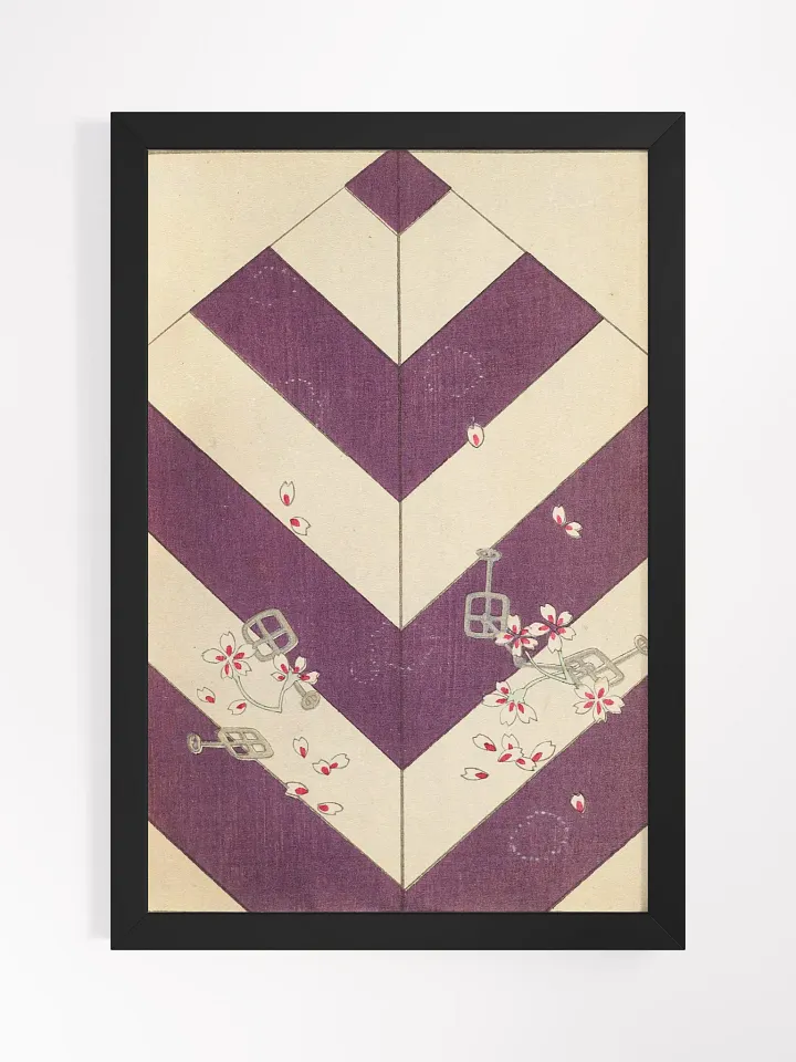 Enchanted Chevron Floral Print | Nuqtuh. product image (1)