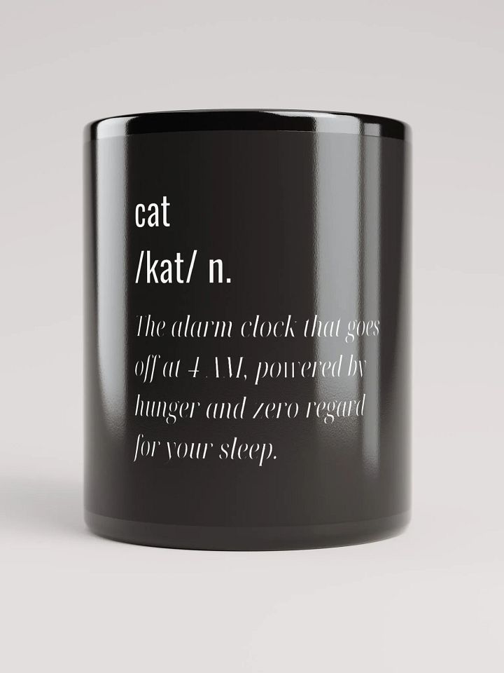 Fun Definition Of a Cat Mug | The Alarm clock one product image (1)