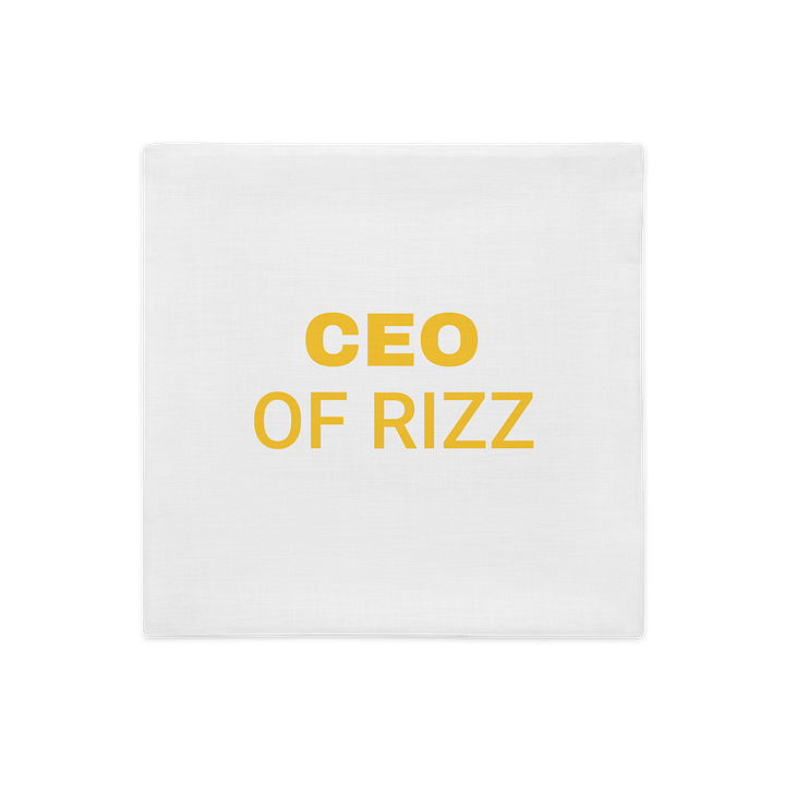 CEO OF RIZZ Pillow Case product image (1)