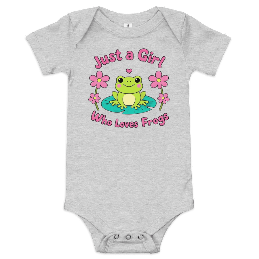 Froggy Love Baby Onesie Bella+Canvas (Baby) product image (1)
